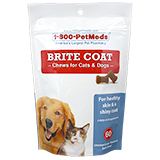1-800-PetMeds Brite Coat Xtra Strength 60 ct btl