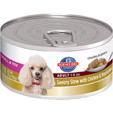 HILL'S SCIENCE DIET ADULT SMALL & TOY BREEDS SAVORY STEW CANNED DOG FOOD