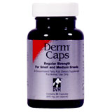 Derm Caps For Small & Medium Breeds 60ct Btl