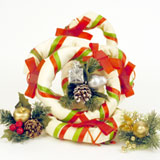 5-7" Large Wreath Rawhide