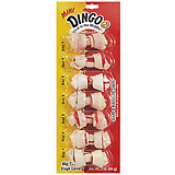 Mini Dingo Natural Rawhide (Chicken Meat In The Middle) 7 Pack 3.0 Oz