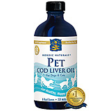 Nordic Naturals Pet Cod Liver Oil For Dogs & Cats 8 fl oz