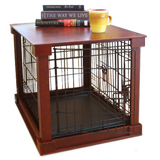 Dog Crate with Woden Cover