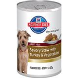 HILL'S SCIENCE DIET ADULT SAVORY STEW CANNED DOG FOOD