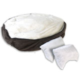 PIONEER PET PUFFY ROUND BED FOR CATS & DOGS