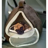 PIONEER PET OVAL CUDDLER PLUSH CARRIER FOR DOGS & CATS
