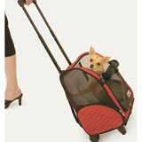 SNOOZER ROLL AROUND TRAVEL PET CARRIER - AIR TRAVEL