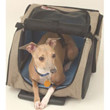 SNOOZER ROLL AROUND TRAVEL PET CARRIER - AIR TRAVEL