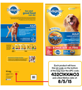 Pedigree Dry Dog Food Recalled
